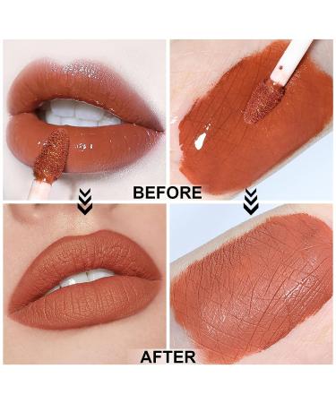 Kimieye 6-Color Long-Lasting Lip Tint Stain Set | Waterproof Matte Finish Liquid Lipstick for Women - High-Pigmentation & Non-Sticky Formula - Vivid Colors - 1oz - Buy Online on GoSupps.com