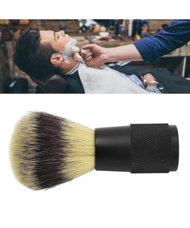 Premium Shaving Brush - Black Alloy Handle Soft Synthetic Bristles for Quick Lather | Perfect Beard Grooming Tool for Men - Buy Online on GoSupps.com