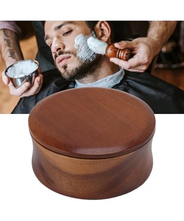 Herchr Wooden Shaving Bowl with Lid - Portable Male Facial Cleaning Tool & Shaving Soap Cup for Manual Shaving - International Shipping Available - Buy Online on GoSupps.com