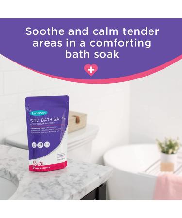 Lansinoh Postpartum Essentials Sitz Bath Salts - 10 Oz White - Buy Online on GoSupps.com