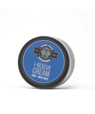 Game Face Grooming i-Rescue Cream Eye Moisturizer | Firm and Moisturize Under Eye Wrinkles & Bags | Infused With Caffeine & Vitamin C | Every Day Use To Combat Aging Or Looking Fatigued | .5 fl oz