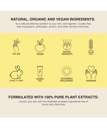 Vitamin C Serum for Face - Brightening & Anti-Aging Treatment with Hyaluronic Acid, Green Tea, Vitamin C and E - 2 Fl Oz - Buy Online on GoSupps.com