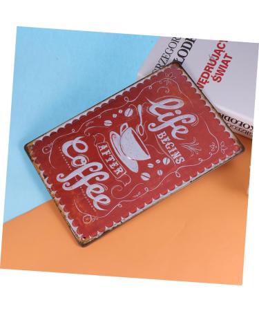 Artibetter Vintage Signs Iron Painting Retro Decor Metal Signs Tin Signs Antique Signs Crafts The Sign Decorate Vintage Iron Sign Painting - Buy Online on GoSupps.com