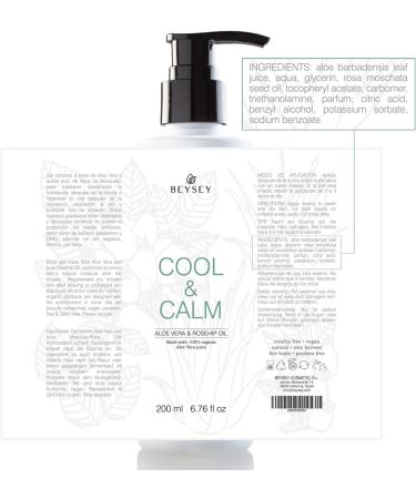  Beysey living natural Gel Aloe Vera Cool&CALM (pack 3 x 200 ml) - Buy Online on GoSupps.com