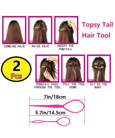 1000Pcs Elastic Hair Bands & Hair Accessories Set for Toddler Girls - Buy Online on GoSupps.com