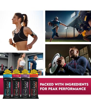 NewTrition Extra Strength Energy Shot 250mg Caffeinated | B-Vitamins & Amino Acids | Long Lasting & Sugar Free | 24-Count - Buy Online on GoSupps.com