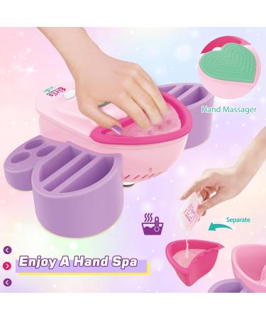 Amagoing 5-IN-1 Hand Spa Set for Girls | Ultimate DIY Nail Art Salon & Manicure Kit | Perfect Gift for Kids & Teens Ages 8-12 - Buy Online on GoSupps.com