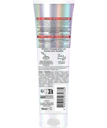 L'Or al Paris - Protective Hair Routine for Damaged & Over-Stressed Hair - Shampoo + Detangler + Rinse-Free Serum - Citric Ac - Buy Online on GoSupps.com