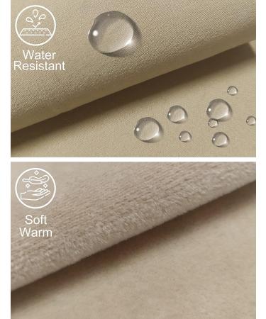 sherelie Women's Fleece Lined Hiking Cargo Pants - Water-Resistant Winter Outdoor Pants | Medium Khaki - Buy Online on GoSupps.com