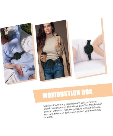 Buy Healeeved Moxa Rod Burner Set | Smoke-Free Moxibustion Case for Back Pain Relief | Adjustable Copper Massage Device - Buy Online on GoSupps.com