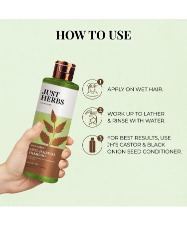 8 in 1 Root Nourishing Amla Neem Shampoo - 200 ml | Herbal Hair Care for All Hair Types | International Shipping Available - Buy Online on GoSupps.com