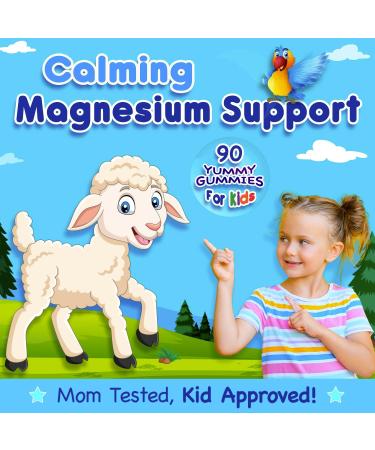 Infusions Calm Magnesium Gummies for Kids - 90 Count Vegan Non-GMO Healthy Muscle & Bone Energy Support - Buy Online on GoSupps.com