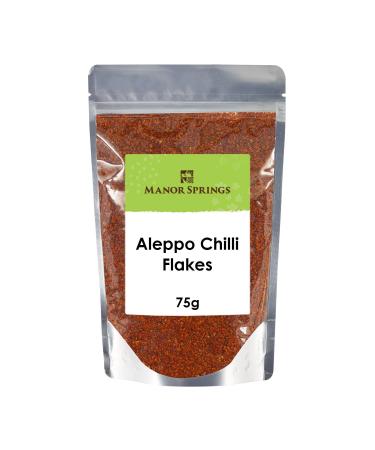 Aleppo Chilli Flakes (Pul Biber) 75g by Manor Springs 75 g (Pack of 1) - Buy Online on GoSupps.com