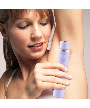 Tewzafiya Electric Female Electric for Women Trimmer Dressing Table or Bikini Facial Hair for the Front Labia Portable Armpit Trimmer Purple - Buy Online on GoSupps.com