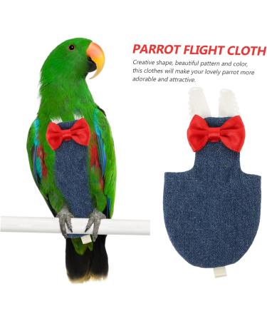 POPETPOP Flying Bird Diapers Budgie Diaper Bird Nappy Bird Clothes Bird Flight Suit Diaper Diapers for Pet Birds Parrots Nappies Parrot Diaper Cockatiel Diaper Cotton Cocktail Set Long Tail 20x11cm As Shown 2 - Buy Online on GoSupps.com