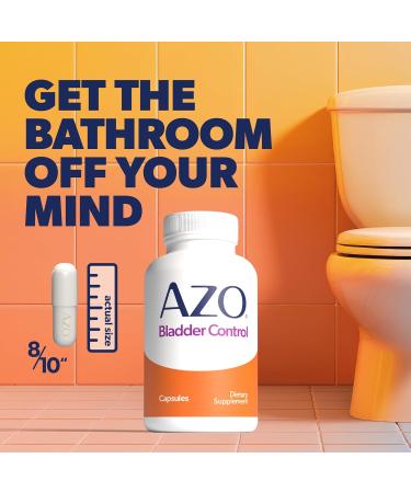 Azo Bladder Control with Go-Less | 72 Capsules - Optimal Urinary Support - Buy Online on GoSupps.com