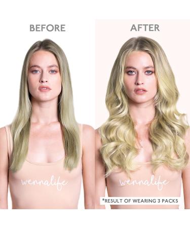 Shop If-alife 20pcs Remy Real Hair Tape Extensions - 22 Inch Ashblond & Gold Blonde | Silky Straight Invisible Skin Weft - Buy Online on GoSupps.com
