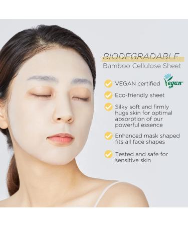 MEDIHEAL Vita Essential Face Mask - 10 Sheets Vitamin Mask for All Skin Types - Smoothing, Tightening, Toning, Brightening - Korean Sheet Mask - Buy Online on GoSupps.com