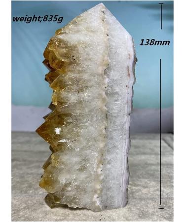 Amethyst Rough Stone Tower Natural Citrine Amethyst Raw Quartz Purple Crystal Cluster Stones Specimen Home Decoration Crafts Gift Wand - Buy Online on GoSupps.com