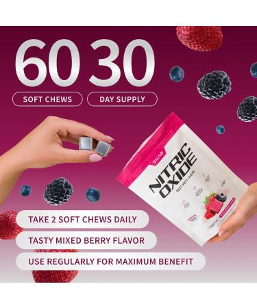 Snap Supplements Nitric Oxide Beet Root Soft Chews + L-Arginine Capsules Bundle 60 Sugar-Free Soft Chews + 60 Vegetarian Capsules - Buy Online on GoSupps.com