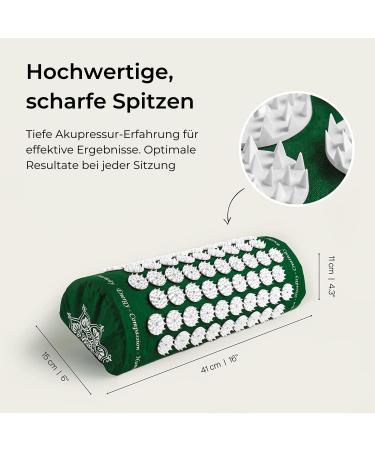 ShaktiMat Acupressure Cushion for Relaxation | Original Since 2007 | Handcrafted Green Design for Neck Shoulder & Head Care | International Shipping Available - Buy Online on GoSupps.com