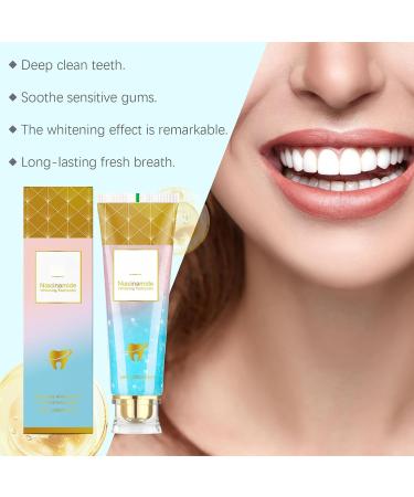 Brightening Toothpaste - Gentle Daily Care for Stain Removal Teeth Whitening & Fresh Breath Reduces Bad Odor Nourishes Gums(1PCS) 1 Fl Oz (Pack of 1) - Buy Online on GoSupps.com