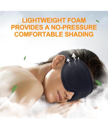 Layhou 3D Sleeping Eye Mask - Soft & Comfortable - Ideal for Travel & Lunch Breaks - Black - Buy Online on GoSupps.com