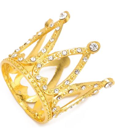 LANTRO JS Gold Alloy Crown Nail Art Pen Holder Display Stand | Premium Manicure Tools for Professionals - Buy Online on GoSupps.com