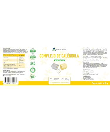 Lut ine & Z axanthine 300 mg 90 G lules V ganes | Extrait de Fleur de Souci avec Vitamines A C & Zinc | Vitamines Naturelles pour la Sant des Yeux | Test en Laboratoire & Certifi GMP - Buy Online on GoSupps.com