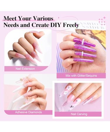 Acrylic Nail Kit for Beginners | 27 Colors Acrylic Powder & 41-Piece Nail Art Set | Complete Acrylic Nail Starter Kit with Tools & Tips - Buy Online on GoSupps.com