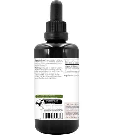 Vitamin B5 Pantothenic Acid 100ml | 100% Pure Pantothemic Acid 6.2mg | UK Made Vegan Liquid | UV Protected Miron Glass | 10 Drops Daily (4 Month Supply) - Buy Online on GoSupps.com