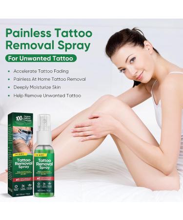 Tattoo Removal Spray - Natural Herbal Formula for Safe & Painless Removal of Body/Face Tattoos at Home - Buy Online on GoSupps.com