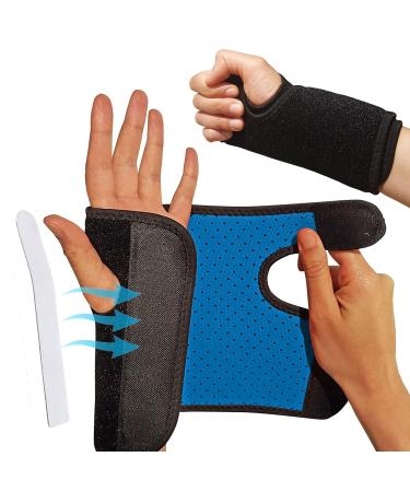 RiptGear Carpal Tunnel Wrist Brace Support - Adjustable Wrist Brace for Women and Men - Hand & Wrist Splint Compression Support for Tendonitis Wrist Brace for Carpal Tunnel - Right Hand