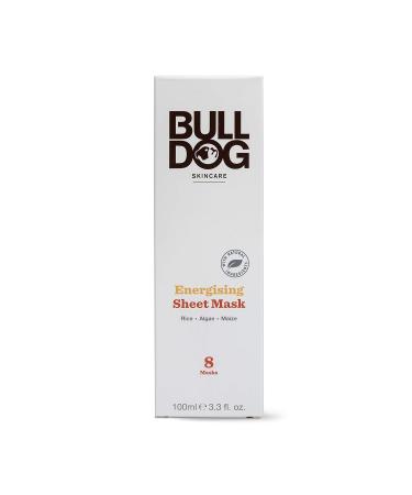 Bulldog Skincare Energizing Bamboo Sheet Mask for Men - 100ml | International Shipping Available - Buy Online on GoSupps.com
