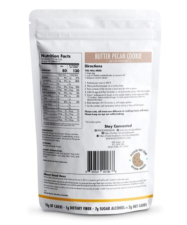 Good Dee's Low Carb Chocolate Chip Cookie Baking Mix - 8 oz | Sugar-Free & Keto Friendly - Buy Online on GoSupps.com