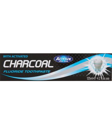 Beauty Formulas Activated Charcoal Fluoride Toothpaste 125ml