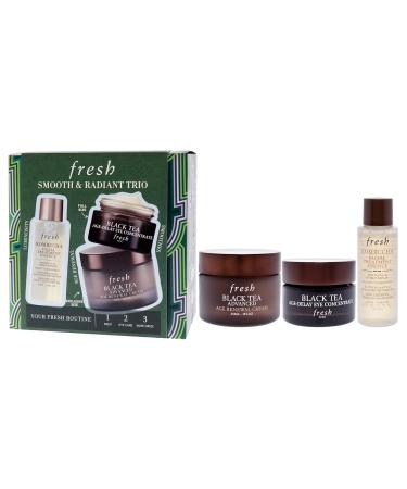 Fresh Smooth and Radiant Trio for Women - Antioxidant Facial Essence Age Delay Eye Cream Anti-Aging Ceramide Moisturizer - Shop Internationally - Buy Online on GoSupps.com