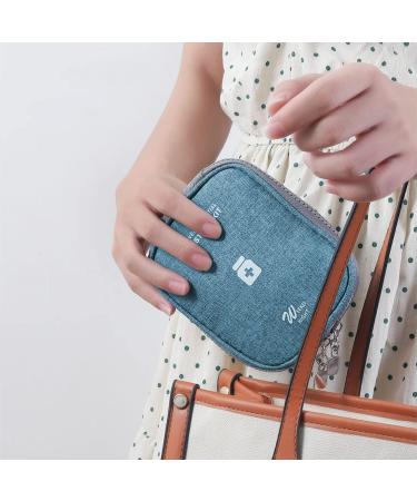 Rnhdly 2-Piece Travel Pharmacy Bag | Waterproof Mini First Aid Bag for Medication Emergency Essentials | Portable & Compact for Office Travel & Camping - Buy Online on GoSupps.com