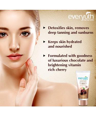 Everyuth Tan Removal Face Pack - Chocolate & Cherry | 50g | International Shipping Available - Buy Online on GoSupps.com
