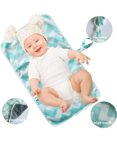 Portable Baby Changing Mat - Waterproof Foldable Travel Urinal Pad - 60x35cm - Blue - Buy Online on GoSupps.com