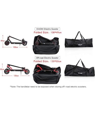 Rhinowalk Folding Electric Scooter Carrying Bag | Waterproof Storage for XIAOMI Mijia M365 | Portable E-Scooter Cover | Handbag & Shoulder Bag - Black - Buy Online on GoSupps.com