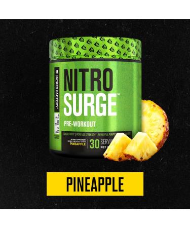 Jacked Factory Nitrosurge Pre-Workout in Pineapple & Creatine Monohydrate for Men & Women - Buy Online on GoSupps.com