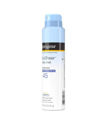 Neutrogena Ultra Sheer Body Mist Sunscreen Spray SPF 45 - Pack of 3 - Buy Online on GoSupps.com