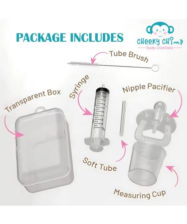 Cheeky Chimp Pacifier Baby Medicine Dispenser Travel Set | Safe & Convenient International Shipping - Buy Online on GoSupps.com