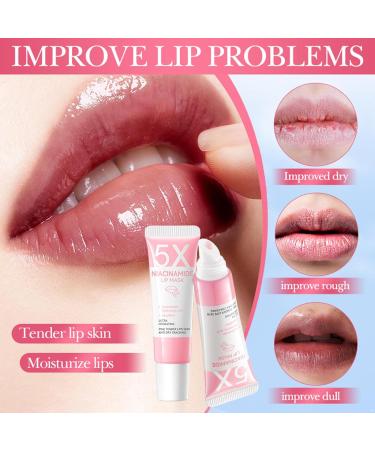 10g Lip Balm for Women Girls Hydrating Non Sticky Smooth Lipstick Sheer Tint Lip Color Long Lasting Moisturize Dry Lips Daily Wear Nicotinamide One Size One Size Nicotinamide - Buy Online on GoSupps.com