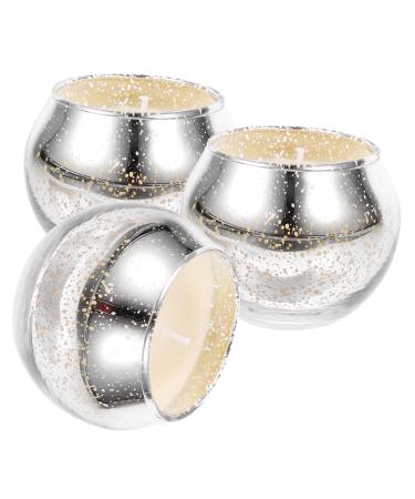 FRCOLOR 3pcs DIY Scented Candle Holder Set Decor Ornament Essential Oils Candle Multi-Function Mini Candles Aroma Candle Convenient Tea Candles Unique Candle Props Soy Wax Fragrance