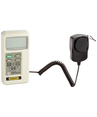 General Tools DLM2000 Digital Light Meter, Off White, Small