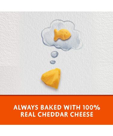 Pepperidge Farm Goldfish Baked Snack Crackers Cheddar Flavoured | Baked with Real Cheese | 187g x 3 - Buy Online on GoSupps.com