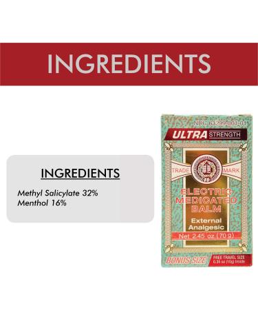 Buy Ultra Strength Fei Fah Electric Medicated Balm (L) 2.45 Oz - Fast International Shipping & Pain Relief Solutions - Buy Online on GoSupps.com