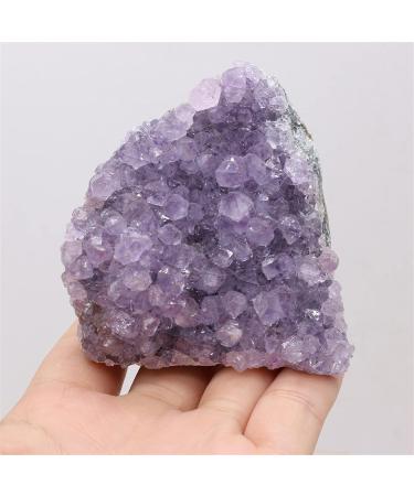 1PC 200-300g Natural Uruguayan Geode Amethyst Cluster Quartz Specimen Irregular Purple Gravel Ore Home Decoration Stone Mineral Specimen 50-80mm-200g-300g Amethyst - Buy Online on GoSupps.com